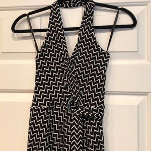 Black & White Formal Maxi Dress